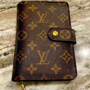 Authentic LV Porto papier zip wallet